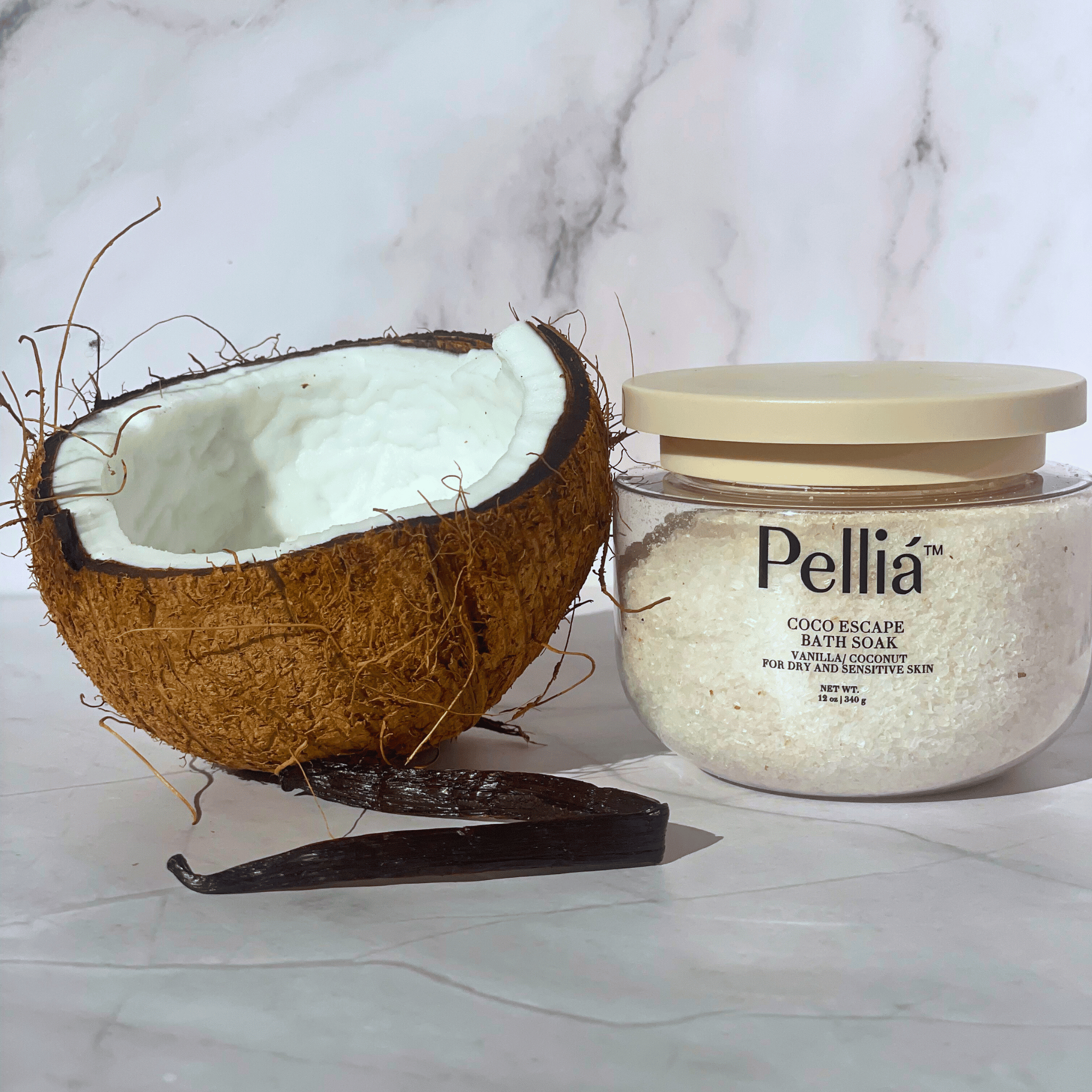 Coco Escape Aromatherapy Bath Soak for Stress Relief | Pelliá