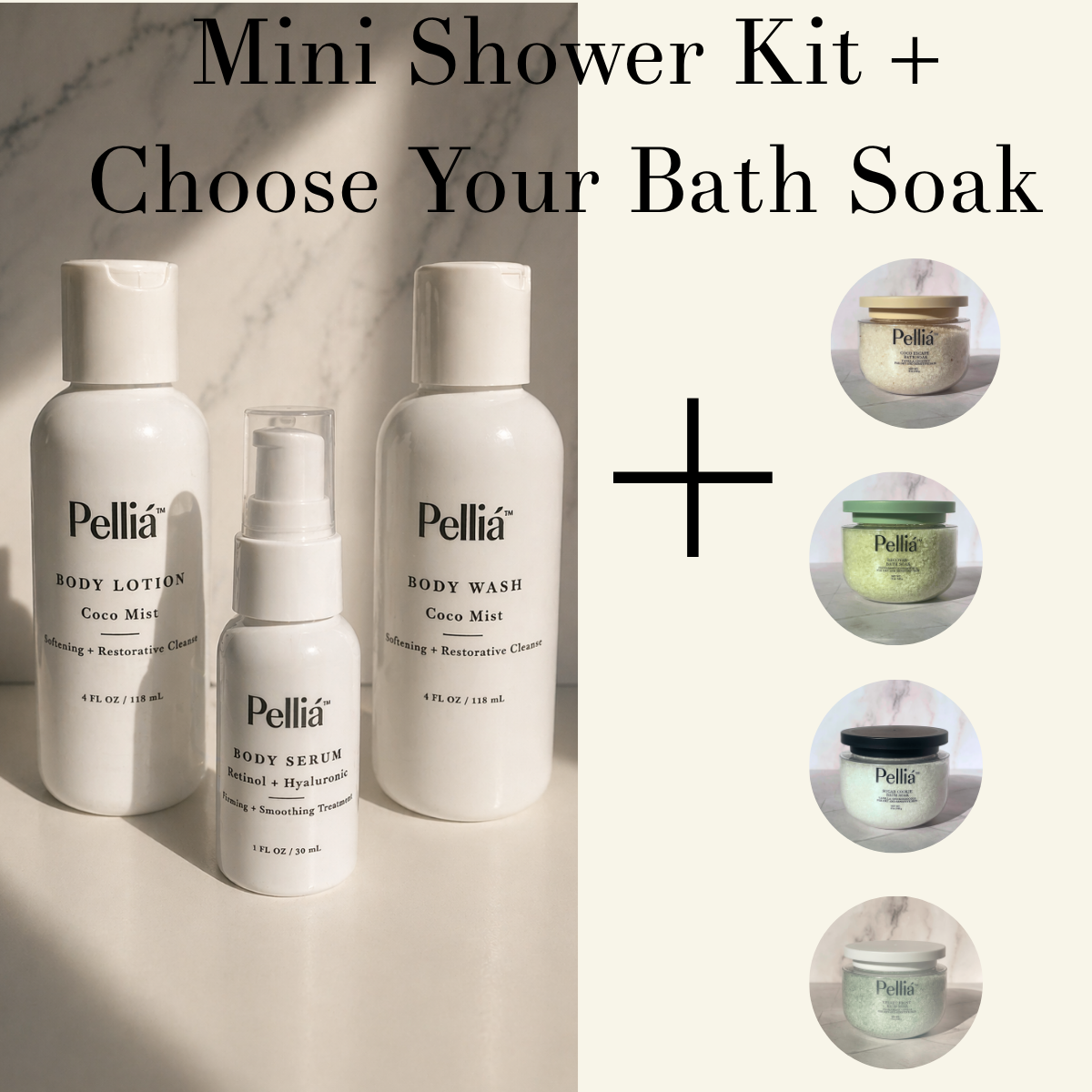 Everything Shower Kit + Bath Soak