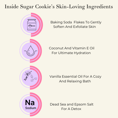 Sugar Cookie Aromatherapy Bath Soak for Stress Relief | Pelliá