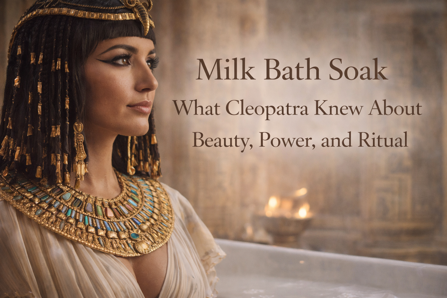 Milk Bath Soak: What Cleopatra Knew About Beauty, Power, and Ritual
